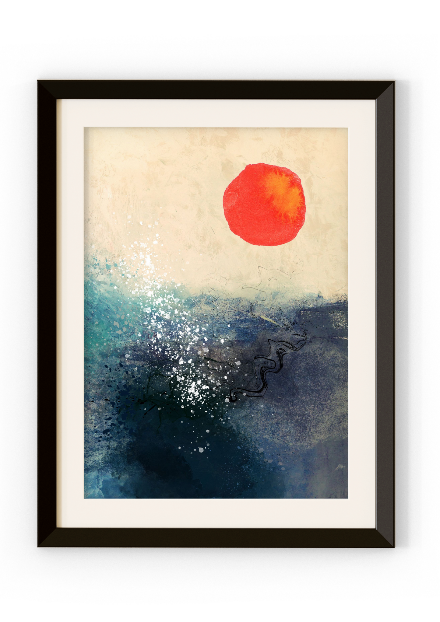 And It's Peaceful In The Deep Contemporary Fine Art Giclee Print