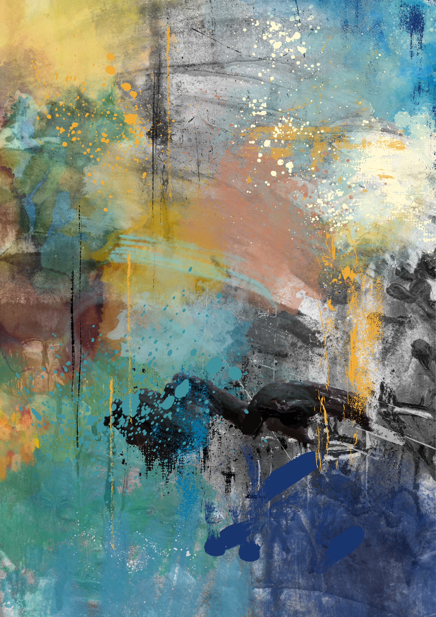 You've Got To Get Up And Try Contemporary Giclee Art Print