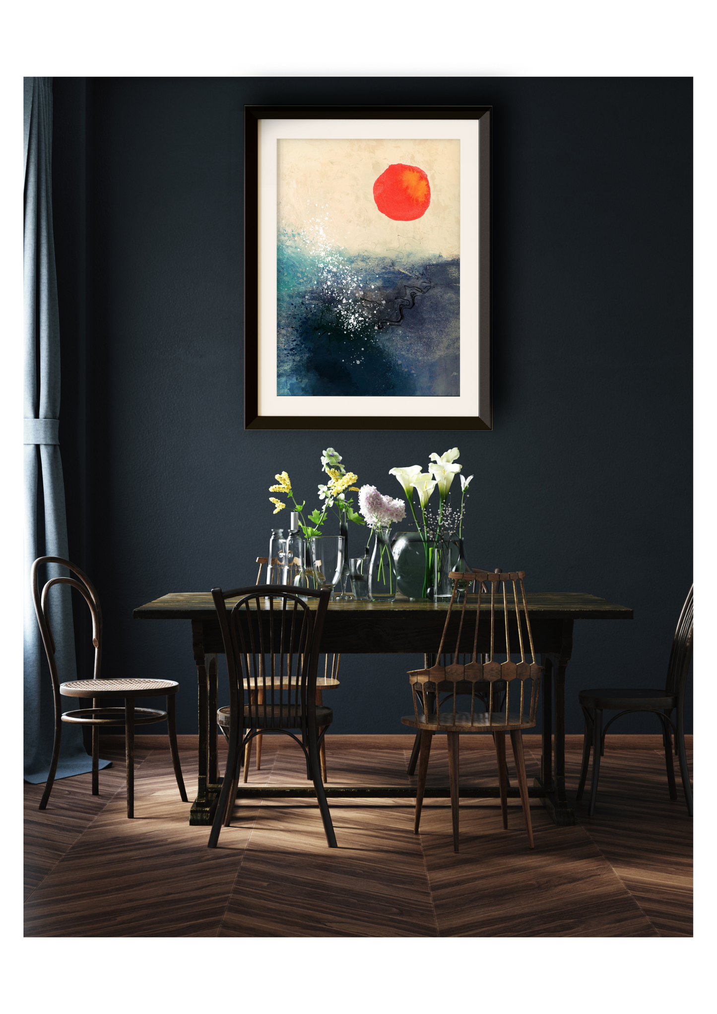 And It's Peaceful In The Deep Contemporary Fine Art Giclee Print