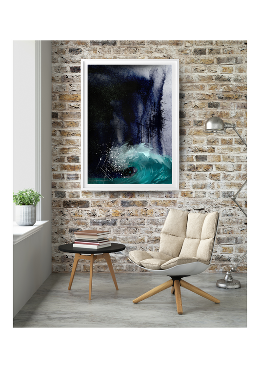 Harbour Modern Abstract Giclee Art Print