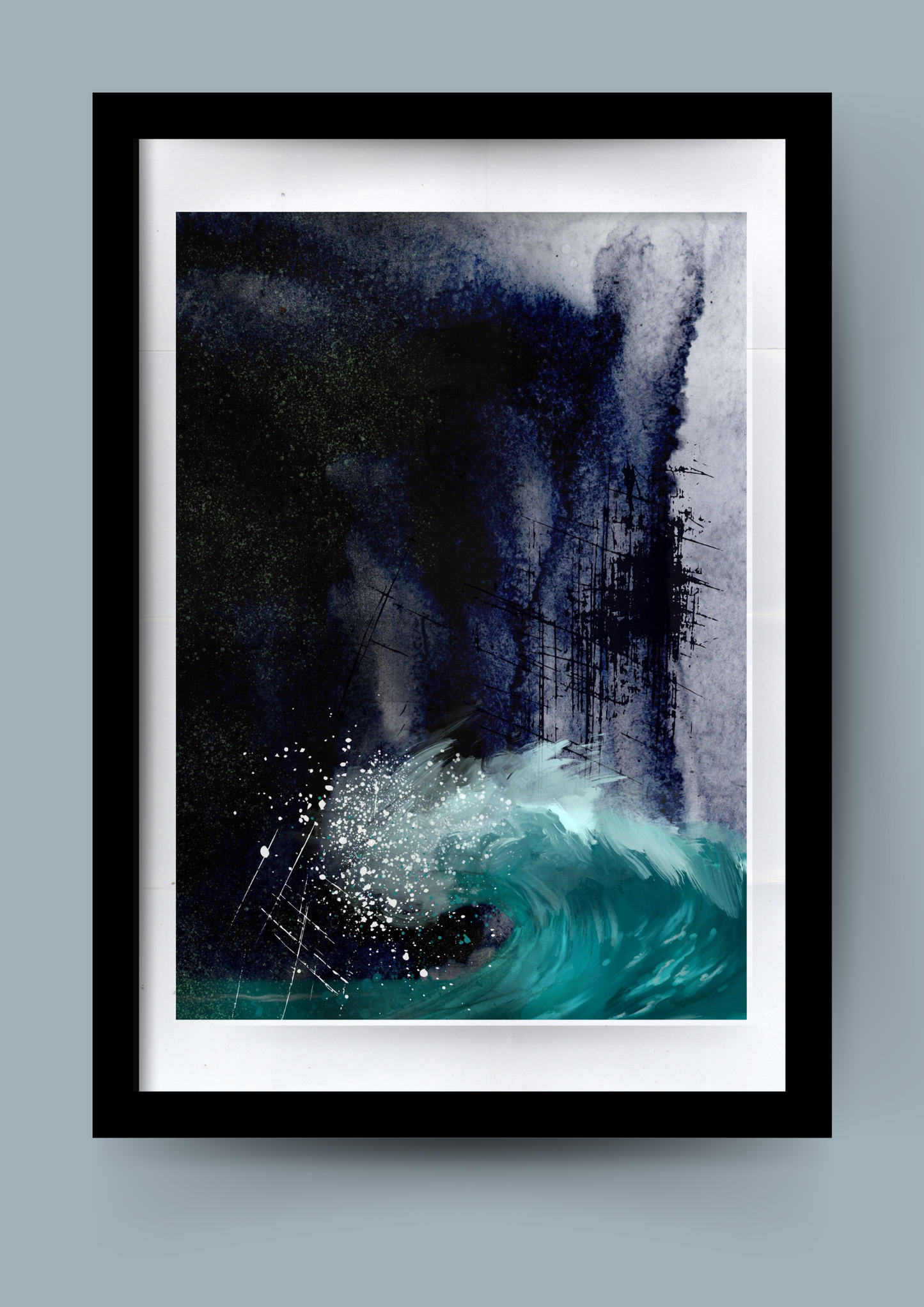 Harbour Modern Abstract Giclee Art Print