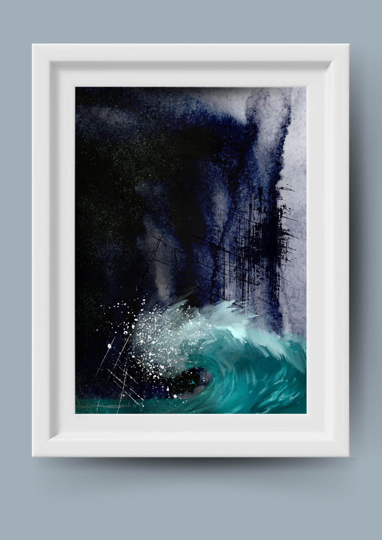 Harbour Modern Abstract Giclee Art Print